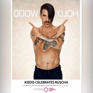 Edward Ruscha / Anthony Kiedis Pacific Standard Time Poster 48" x 72" Eames